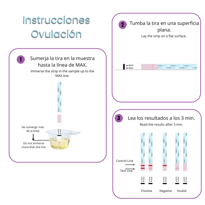 Pack 20 ovulación + 5 embarazo