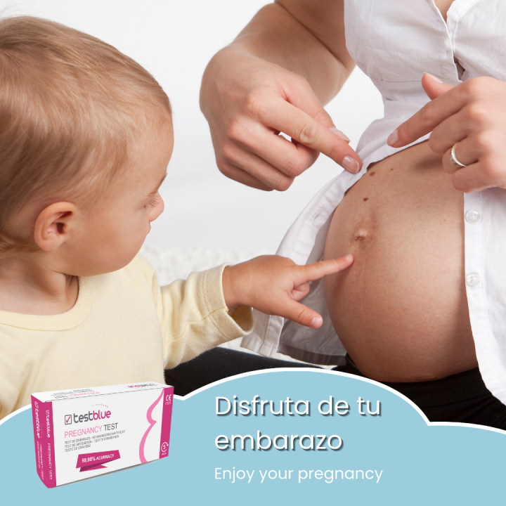 10 Tiras Test de Embarazo